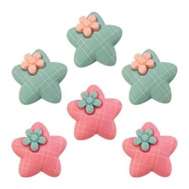 Imagem de Charms Apliques para Decoração Estrela (6 Un) - Redelease