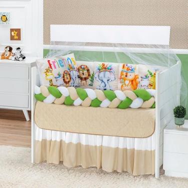 Imagem de Kit Berço Americano Nacional Astronauta Menino Marinho 11 Peças - Coro