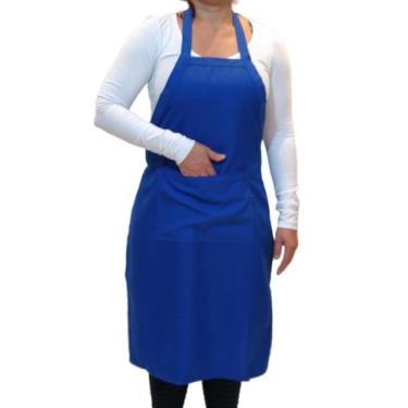 Imagem de Avental de Frente com bolso Oxford - Bazar Neves, Azul