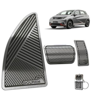 Imagem de BYD Dolphin 2023/2025 Pedaleira At E Descanso Em Inox - Threeparts, Pr