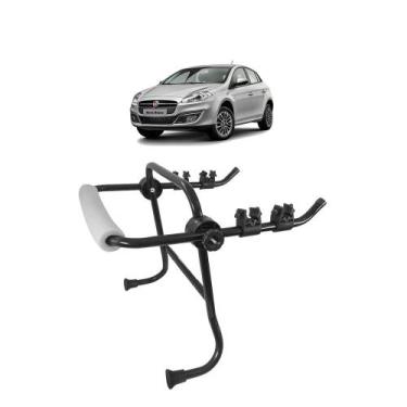 Imagem de Transbike Suporte Universal 2 Bicicletas Porta Mala Bravo - METAL LINI