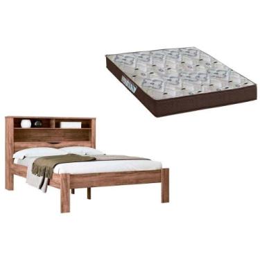 Imagem de Colchão Casal D45 Ortobom + Cama Invicta Atacama - Santos Andirá