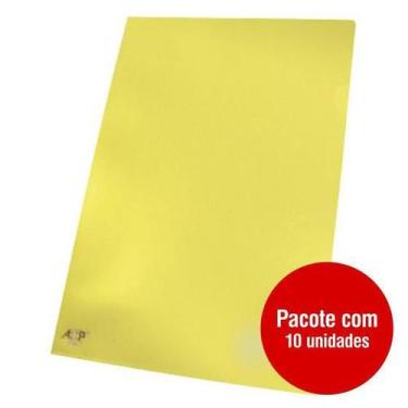 Imagem de Pacote com 10 Pastas em L Transparente A4 Modelo 1134 ACP Ideal para A