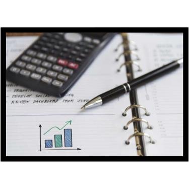 Imagem de Quadro Decorativo Contabilidade Administração Marketing Economia Diret