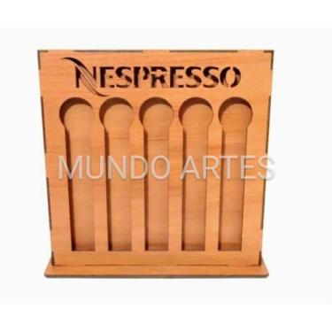 Imagem de Porta cápsulas de café fabricado em Mdf 3mm e Pintado na sua cor prefe