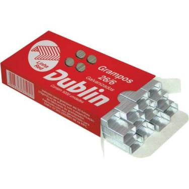 Imagem de Grampo para Grampeador 26/6 Galvanizado 5000 Dublin - Planeta Criança 