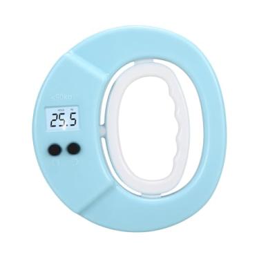 Imagem de YIJU Testador de força de preensão, dinamômetro de mão, testador de força de preensão, exercitador de fortalecimento portátil para uso doméstico, Azul