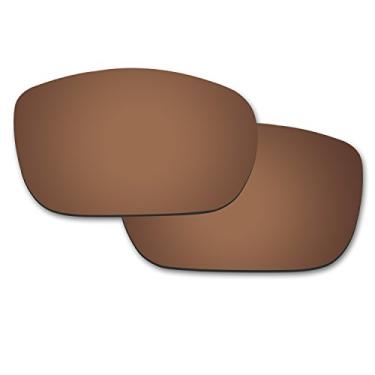 Imagem de Fiskr Lentes de reposição não polarizadas para óculos de sol Oakley TwoFace (OO9189) com revestimento antiarranhões, água salgada e antipoeira (marrom)