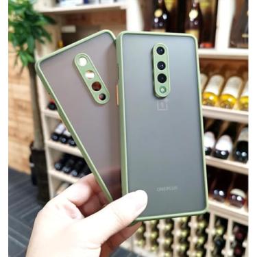 Imagem de Capa de armadura à prova de choque para Oneplus 9 Pro 9R 6t 7 7t 8 Pro 8T Nord N10 Nord CE 2 5G Moldura de silicone capa dura transparente, verde chá, para 9RT 5G