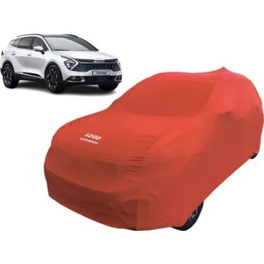 Imagem de Capa Automotiva Para Proteção Nova Kia Sportage Suv - Mz, Vermelha