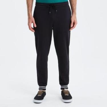 Imagem de Original Penguin Calça de moletom lisa preta Original Penguin-Masculino