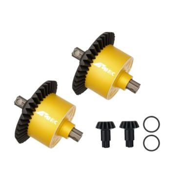 Imagem de NMNRC 2PCS 37T 13T Gear Differential Diff for Arrma 1/10 Senton Vorteks Granite Bigrock 3S BLX Typhon Infraction 550 Mega Kraton Outcast 4S BLX Upgrades Part Yellow