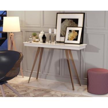 Imagem de Aparador Buffet Moderno Luxo Pés Em Madeira Maciça Para Sala E Cozinha