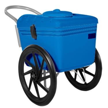 Imagem de Carrinho De Sorvete 300 Picoles T350 Azul 60 Litros - Thermototal