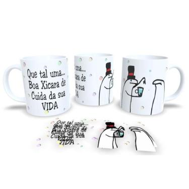 Imagem de Caneca de Porcelana Personalizada Flork Frases Engraçadas, Divertidas 