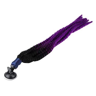 Imagem de Tranças de Rabo de Cavalo de Cabelo de Capacete Decoração de Tranças Destacáveis ​​com Ventosa para Motociclistas