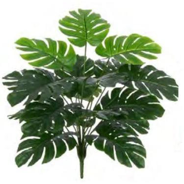 Imagem de Planta Árvore Artificial Costela de Adão Real Toque Verde 60cm - FLORE
