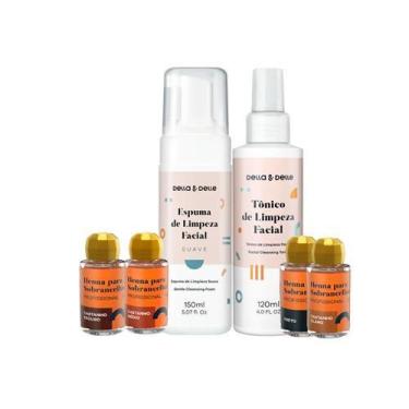 Imagem de Kit Essencial Designer Sobrancelhas Della Delle 4 Henna 8g - Della e D