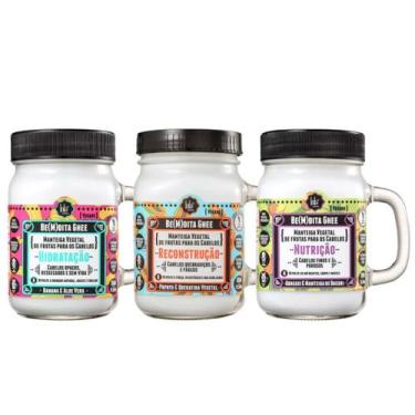 Imagem de Lola Bemdita Ghee Masc Hidra 350ml + Nutri 350ml + Recons 350ml - Lola