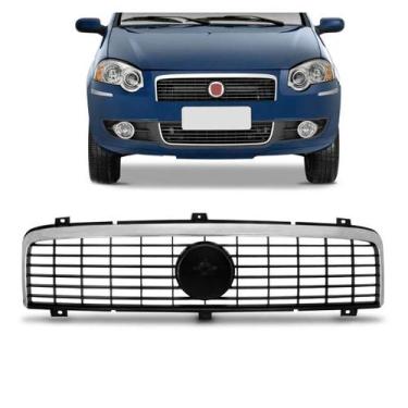 Imagem de Grade Radiador Palio 2010 A 12 Siena 2009 A 11 Friso Cromado - SP ACES