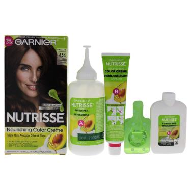 Imagem de Cor de cabelo Garnier Nutrisse 434 Deep Chestnut Brown Creme