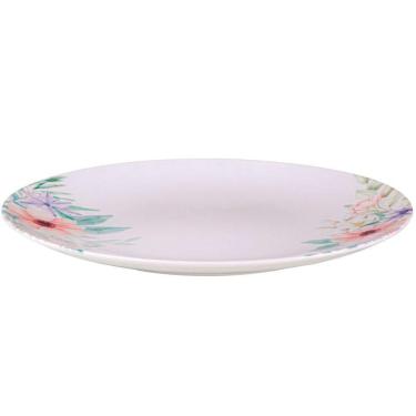 Imagem de Kit Jogo De Prato Raso Jantar 6 Pessoas 6pçs Floratta 28cm