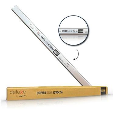 Imagem de Fonte driver Slim 60w 5a 12v 110v/220v Bivolt Ip20 Cod: 994042875 Delu