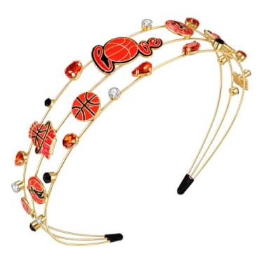 Imagem de NVENF Bandanas de futebol para mulheres, joias, preto, branco, futebol, dia de jogo, acessórios para mães, presentes, lembrancinhas de festa (padrão D)