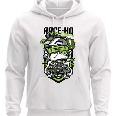 Imagem de Moletom Personalizado Race-Ho Premium - Hs, Branco, M