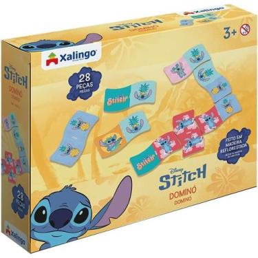 Imagem de Jogo Dominó Stitch 28 Peças Xalingo