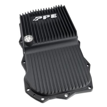 Imagem de PPE- Panela de transmissão de alumínio fundido resistente (preto) 228053020 compatível com Ram 2013-2021+ 5.7L V8 Gas, 3.0L EcoDiesel ou Dodge 2015-2021+ Challenger/Charger 5.7L V8, 6.4L V8 Gas com 8HP70/8HP75