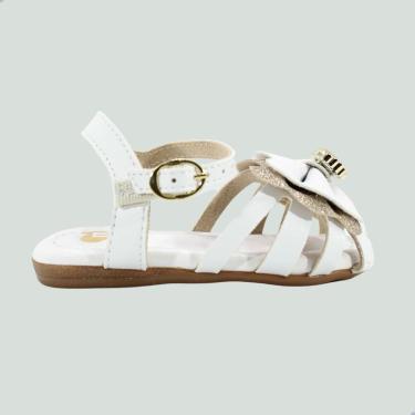 Imagem de Sandália Bebe Molekinha Napa Turim Branco