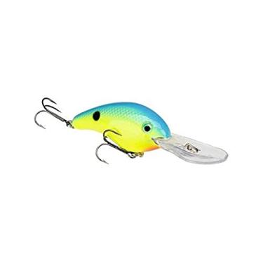 Imagem de Strike King (HC5XD-561) Promodel Crankbait S5XD Isca de pesca, 561 - Chartreuse/pó com fundo azul, 5/226.8 g, aba curva única e equilíbrio