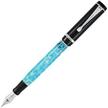 Imagem de Conklin Duragraph Caneta-tinteiro turquesa noites - ponta média, instrumento de escrita elegante com acabamento turquesa vibrante