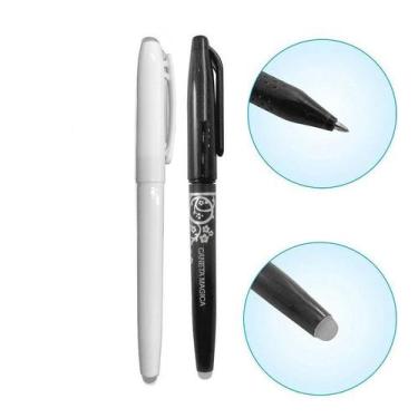 Imagem de 02 Canetas Apaga Com Calor Magica Branca Preta Patchwork. - De Acordo 