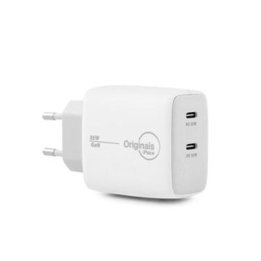Imagem de Carregador USB-C GaN, 35W, 2 Entradas, Linha Sampa, Originais iPlace
