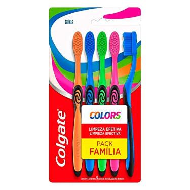 Imagem de Escova de Dente Colgate Colors 5 unidades