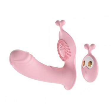 Imagem de Vibrador De Calcinha Fluffly Com Controle 10 Modos De Vibração Prazer Ousado para Solo ou Casal [ROSA]