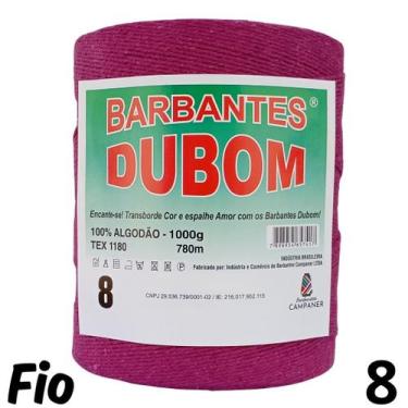 Imagem de Barbante Dubom Magenta - 1 Kg - Fio 8 - 780m - Barbantes DUBOM