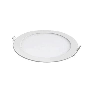 Imagem de Painel LED 22x22 Redondo Branco Embutir 18W 3000K Foxlux