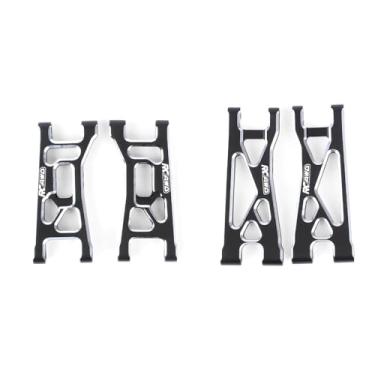 Imagem de RCAWD Braços De Suspensão Dianteiros E Traseiros Alumínio Para Rc Losi 1/24 Micro-B 2S 2Wd Buggy Los00007 Peças Atualização (Preto)