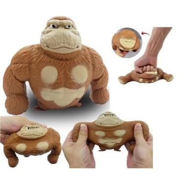 Imagem de Gorila 20Cm Grande Esmaga Antiestresse Macaco Estica Braço - Gorila Es