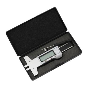 Imagem de menolana Régua de distância de cordas de guitarra, medidor de exibição de medição, uso versátil, ferramenta de metal, indicador de mostrador, ferramenta para