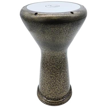 Imagem de Novo! Sombaty Darbuka Drum Gawharet El Fan Metal Doumbek GEF Sombaty (dourado)