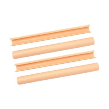 Imagem de oshhni 4 peças de quadro de ponto cruz com clipe de pressão, quadro de bordado, bastidor de pressão leve e prático para bordados artesanais de quilting