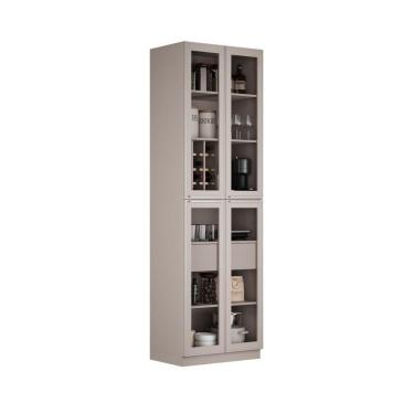Imagem de Cristaleira 4 Portas Em Vidro Essence 230cm - Itatiaia Fendi
