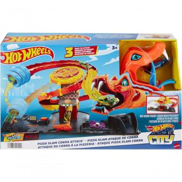 Imagem de Hot Wheels City Ataque De Cobra Vs Pizzaria - Mattel Htn81