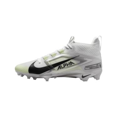Imagem de Nike Chuteiras Alpha Menace 4 Elite (FD7036-600, University Red/Team Red/Black/White), Branco/prata metálico/pó de fóton/preto, 42