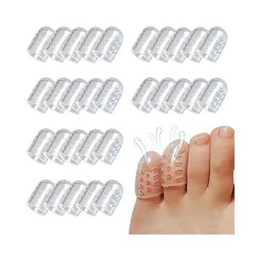 Imagem de Genérico Kit de Protetores de Dedos em Silicone Transparente para Adulto Unissex - 10 Unidades