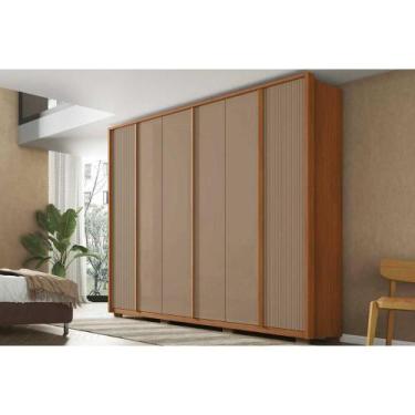 Imagem de Guarda Roupa Casal 6 Portas e 4 Gavetas Cleo Freijo/Sued Mr - Caemmun